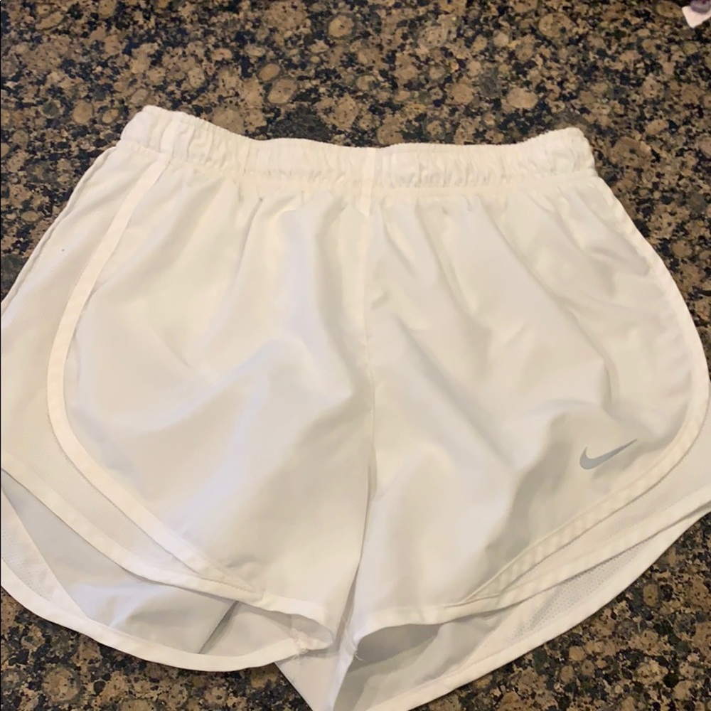 Nike running shorts.